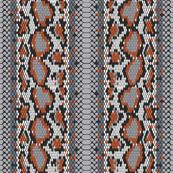 structure snake skin seamless pattern vector image