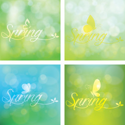 Abstract spring background with some special vector