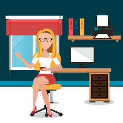 Office design vector