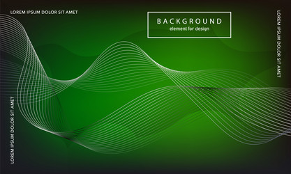 abstract background wave element for design vector image
