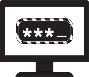 internet security related icons image vector image