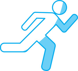 exit sign icon vector image