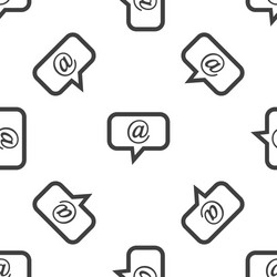mail message pattern vector image