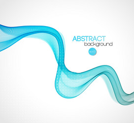 abstract blue transparent wave background vector