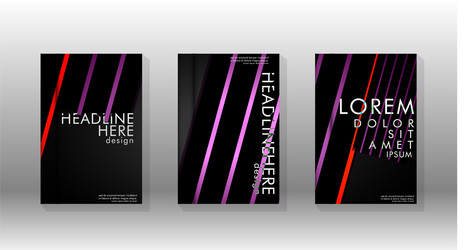 Cover book with a geometric design background Vector Image