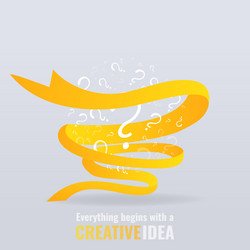 question signs colorful problem and priority vector image