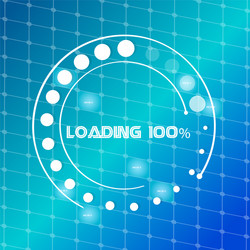 loading bar over a textured background vector image
