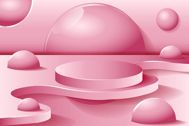 three-dimensional abstract scene background vector image