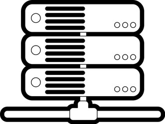 web hosting design vector image