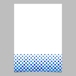 dot pattern page template - design vector image