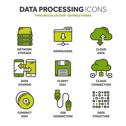 Cloud computing internet technology online vector