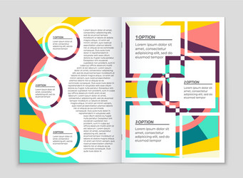 abstract layout background set for art vector image