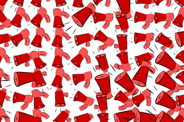 Loud speaker background abstract hand drawn vector