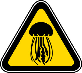 triangular warning hazard symbol vector image