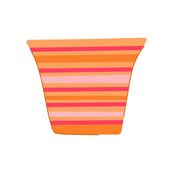 plant flower pot cartoon vector