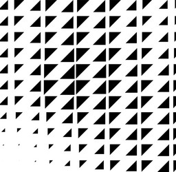 triangles halftone triangle geometric background vector image