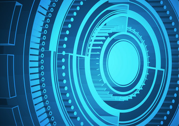 circuit technology background with hi-tech digital vector image