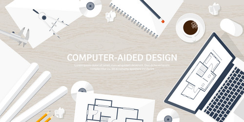 engineering and architecture vector image
