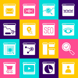 set create account screen browser incognito vector image