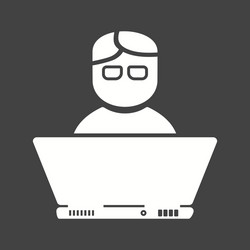 software developer vector image