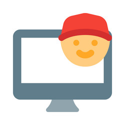 user managing system of computer vector image