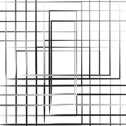 geometric abstract with irregular squares modern vector image