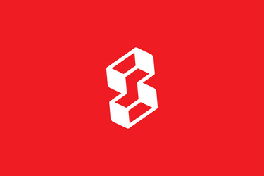Modern letter s logo Royalty Free Vector Image