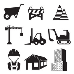 under construction design vector