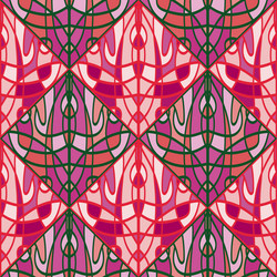 elegant mosaic of lines seamless pattern vector image