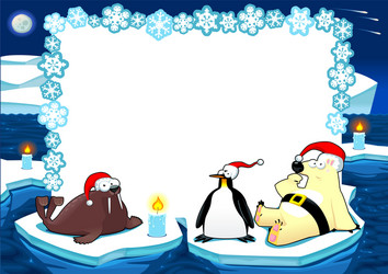 funny card with empty space for text vector image