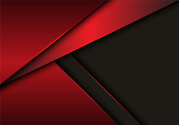 Red Metallic Overlap Abstract vector image