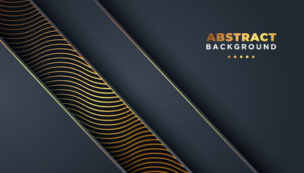 dark abstract background with overlap layers vector image