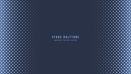 star halftone geometric pattern horizontal frame vector image