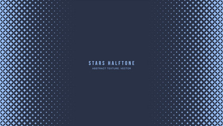 star halftone geometric pattern horizontal frame vector