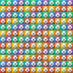 abstract geometric pattern colorful squares vector image