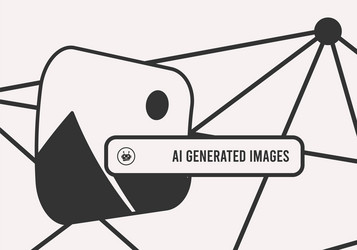 ai image generator window powered by artificial vector