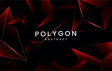 red abstract triangular background with modern vector image