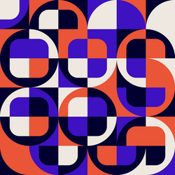 deconstructed visual form pattern design made vector image