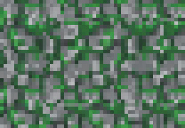 pixel game background with grass and ground blocks vector image