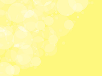 Abstract yellow circular bokeh background vector