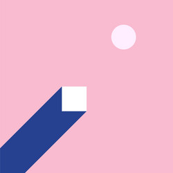 geometric background in material design vector image