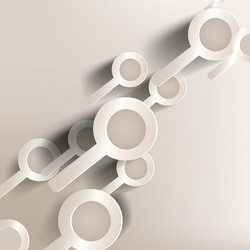 paper background with search web iconflat design vector image