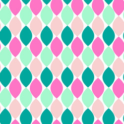 retro style abstract seamless pattern vector image
