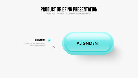 service visualization 1 step infographic vector image