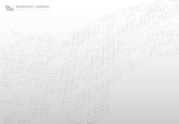 abstract triangle pattern design technology vector image