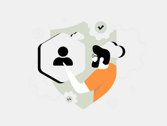 customer data platform integration brings all vector image