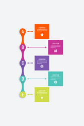 Dynamic Infographics - Data Visualization vector image