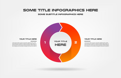 pie chart percentage infographics element vector