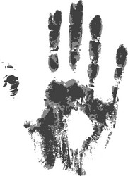 print of hand ink pattern for your design vector image