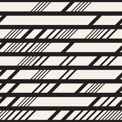 black and white dashed lines pattern modern vector image